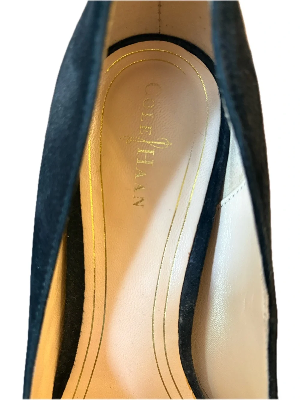 Cole Haan Black Suede Women's Heels